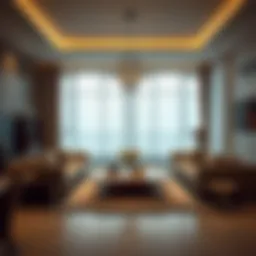 Elegant living room with modern decor