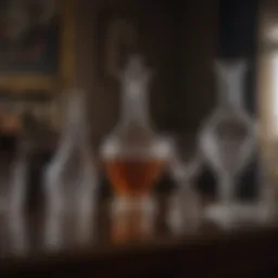 Exquisite Antique Glassware Display