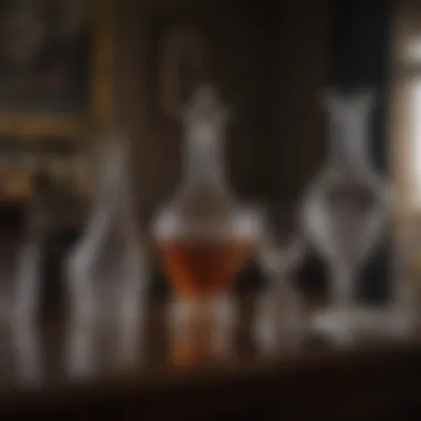 Exquisite Antique Glassware Display