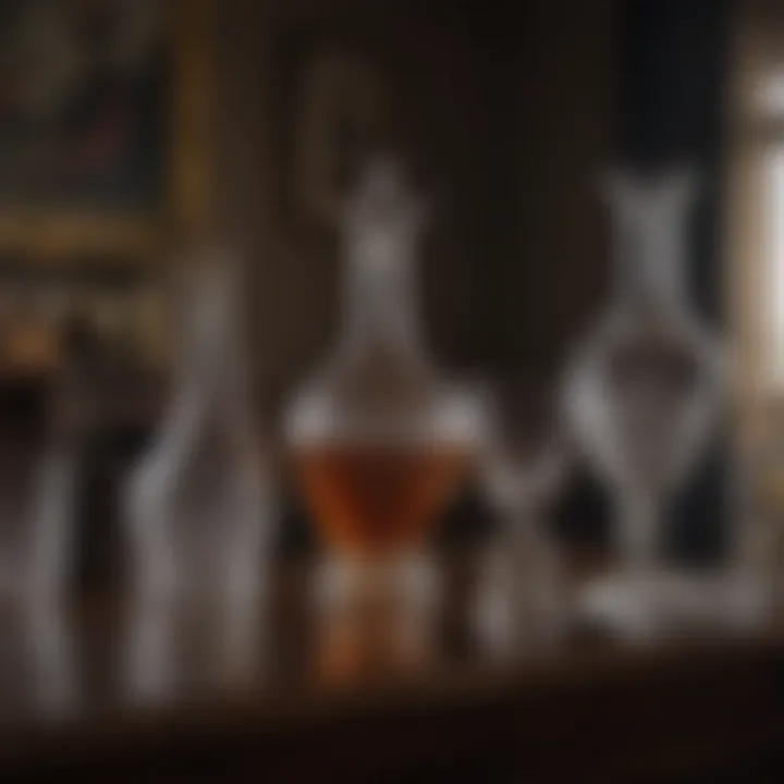 Exquisite Antique Glassware Display