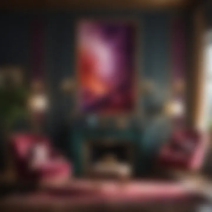 Harmonious Blend of Jewel Tones for Opulent Decor