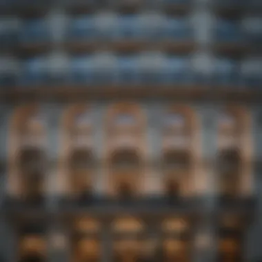 Modern Architectural Marvels in Paris Stunning facade of a luxury design hotel in Paris showcasing modern architecture