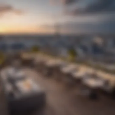 Panoramic Views: Rooftop Experiences in Paris A rooftop terrace offering panoramic views of the Paris skyline