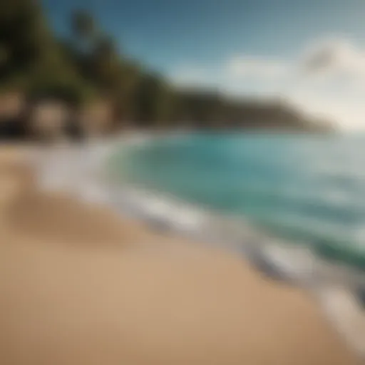 Stunning view of a secluded beach with turquoise waters