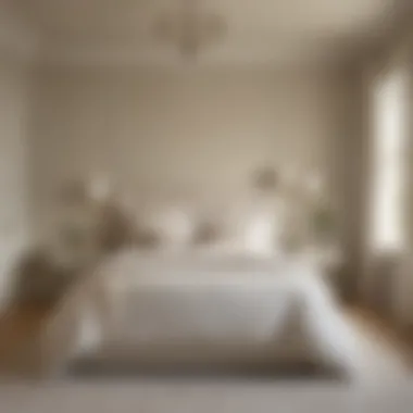 Serene Bedroom with Off White Accents Bedroom decorated with Farrow & Ball Off White accents