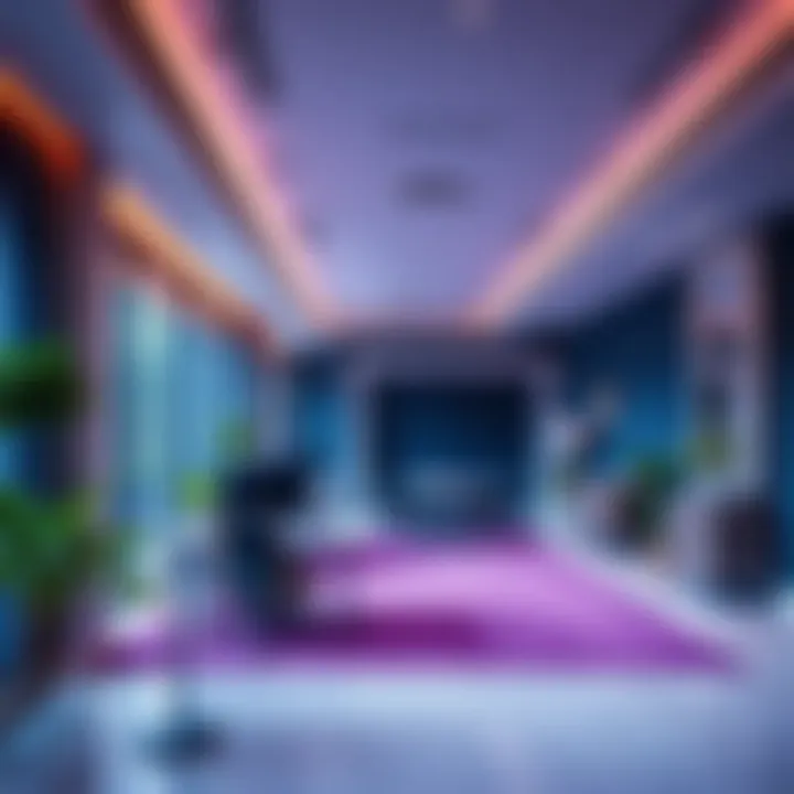 A vibrant office space designed for creativity and productivity