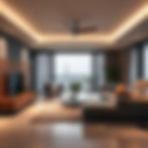 A Modern Living Room Reinvented Modern living room showcasing innovative interior design elements