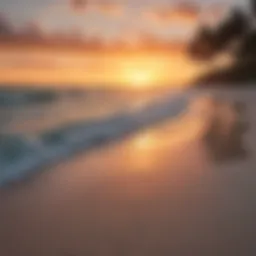 Serene sunset over a Florida beach