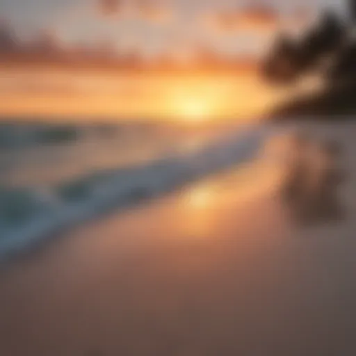 Serene sunset over a Florida beach