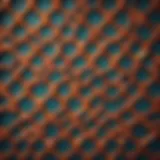 Vibrant geometric wallpaper pattern