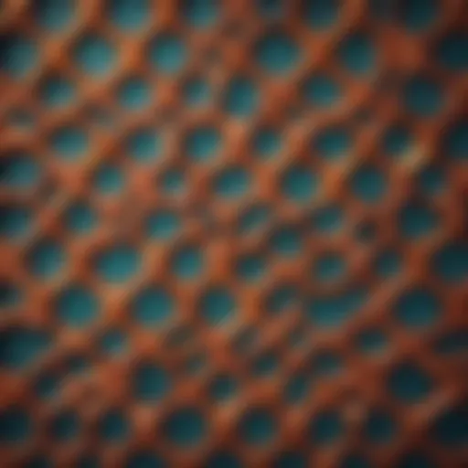 Vibrant geometric wallpaper pattern