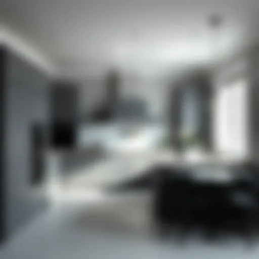 Sophisticated Grey Kitchen with Minimalist Decor Sophisticated grey kitchen with minimalist decor