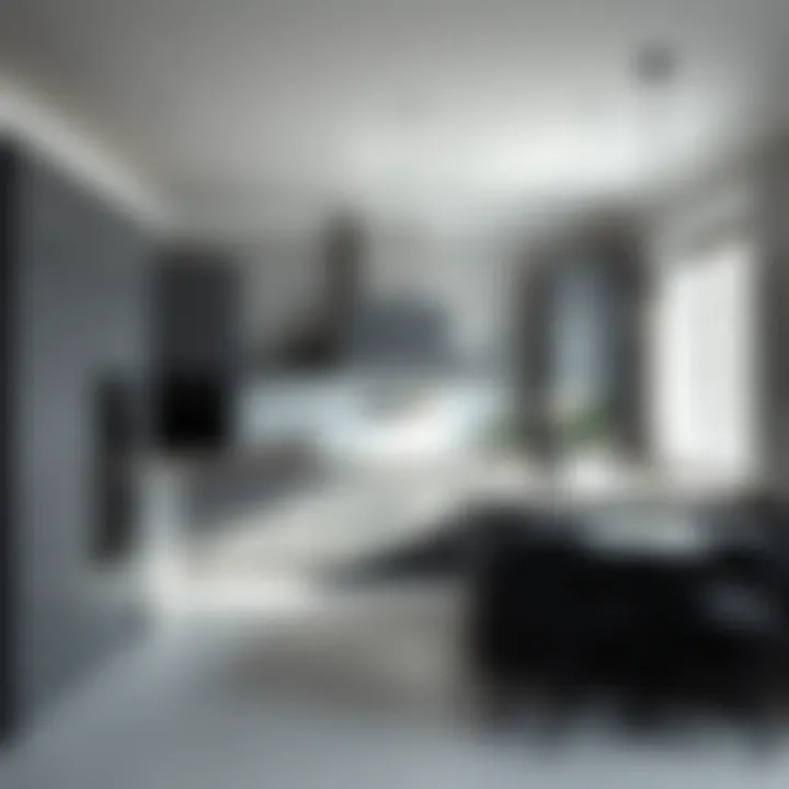 Sophisticated Grey Kitchen with Minimalist Decor Sophisticated grey kitchen with minimalist decor