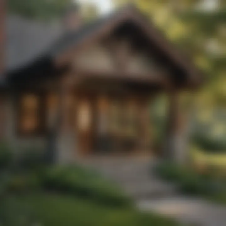 A Craftsman house characterized by exposed beams and a welcoming front porch