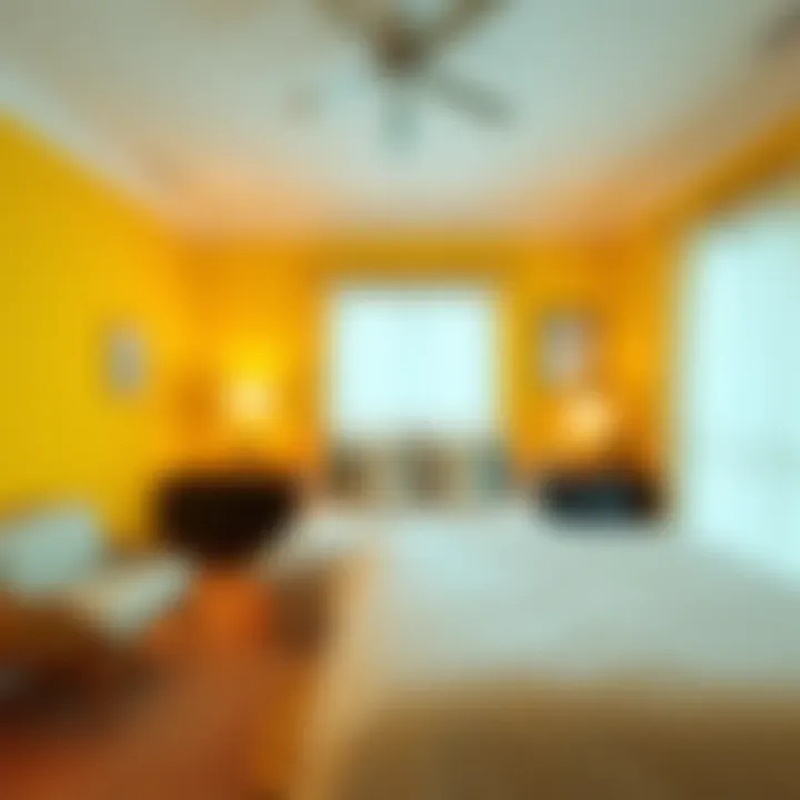 A Vibrant Yellow Bedroom for Warmth Vibrant yellow bedroom reflecting warmth and energy