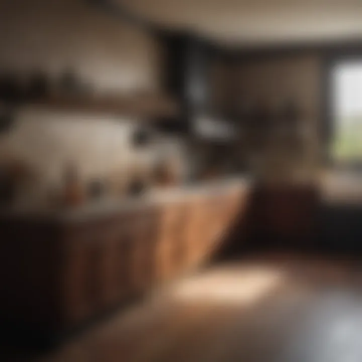 An elegantly designed kitchen showcasing vintage elements