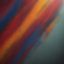 Abstract Artistic Brush Strokes