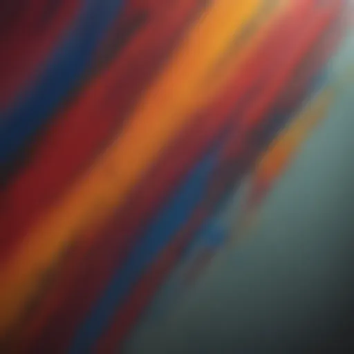 Abstract Artistic Brush Strokes