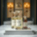 Elegant display of Le Labo hand soap refill bottles