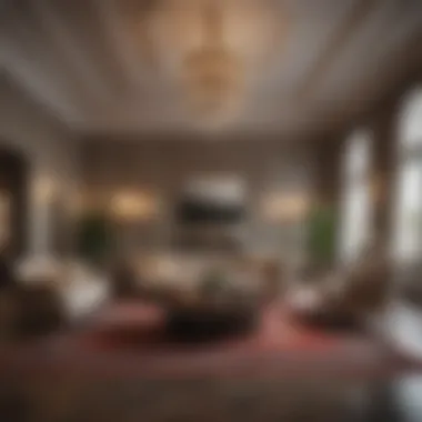 Elegant Interior Design Elegant interior design of a high-end vacation rental