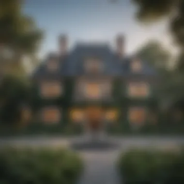 Picturesque Luxury Home A picturesque luxury home surrounded by lush greenery