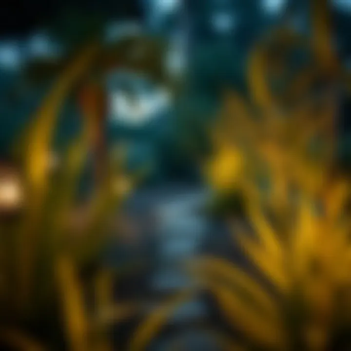 Sustainable landscape design showcasing native plants and eco-friendly materials