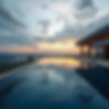Serenity and Style: Amenities of Modern Luxury Infinity pool overlooking a scenic landscape