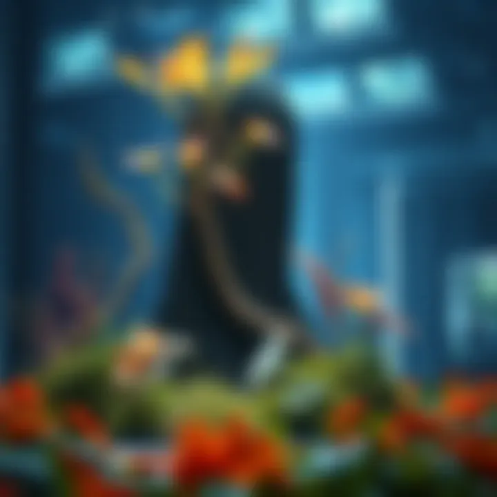 Nature and Technology Installation An installation piece blending nature and technology