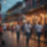 Lively street performance in the French Quarter showcasing New Orleans' vibrant music scene