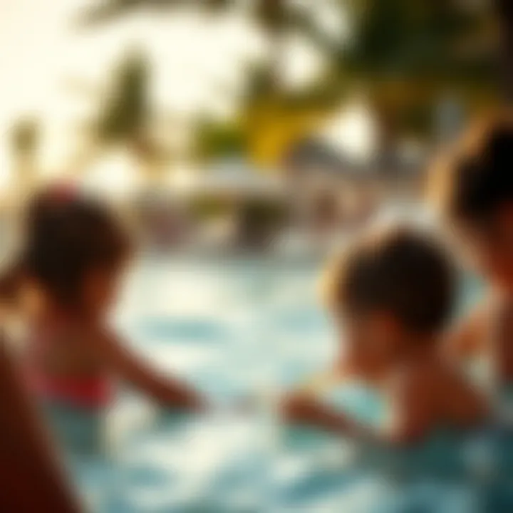 Engaging Activities for Kids Children engaging in fun activities at a resort