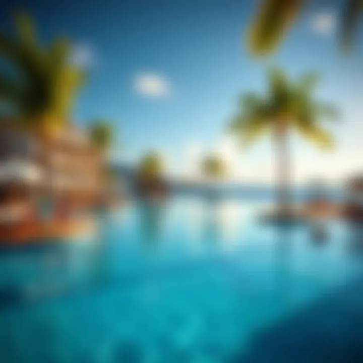 Family-Friendly Resort Pool Paradise Luxurious family-friendly resort pool area