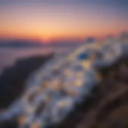 Majestic Sunset over Santorini
