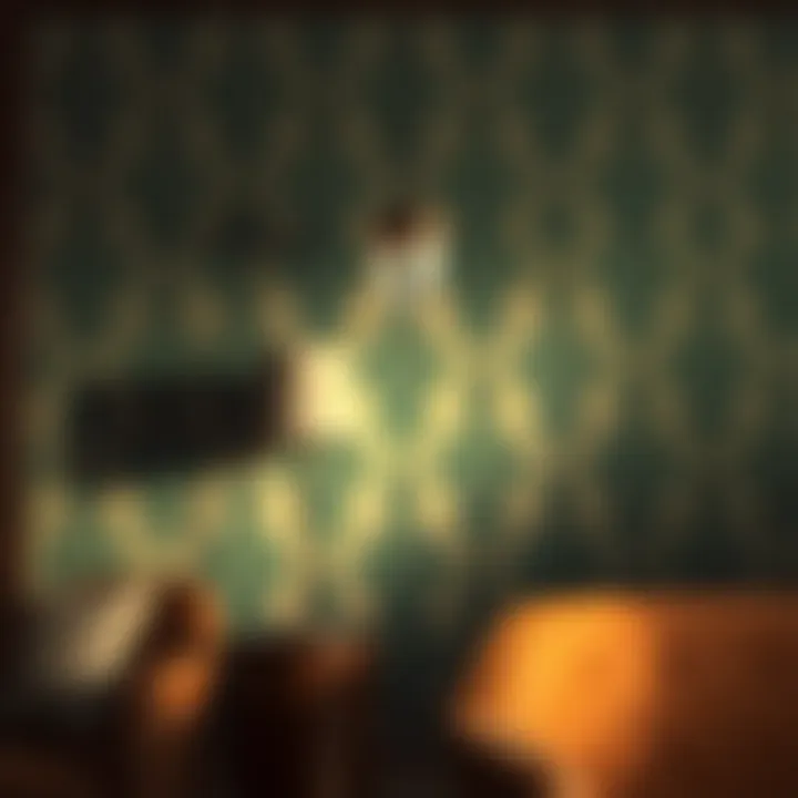 Geometric Elegance of Art Deco Art Deco wallpaper showcasing geometric patterns