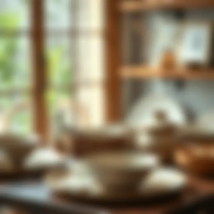 Organic Rustic Charm Rustic dinnerware set made from natural materials