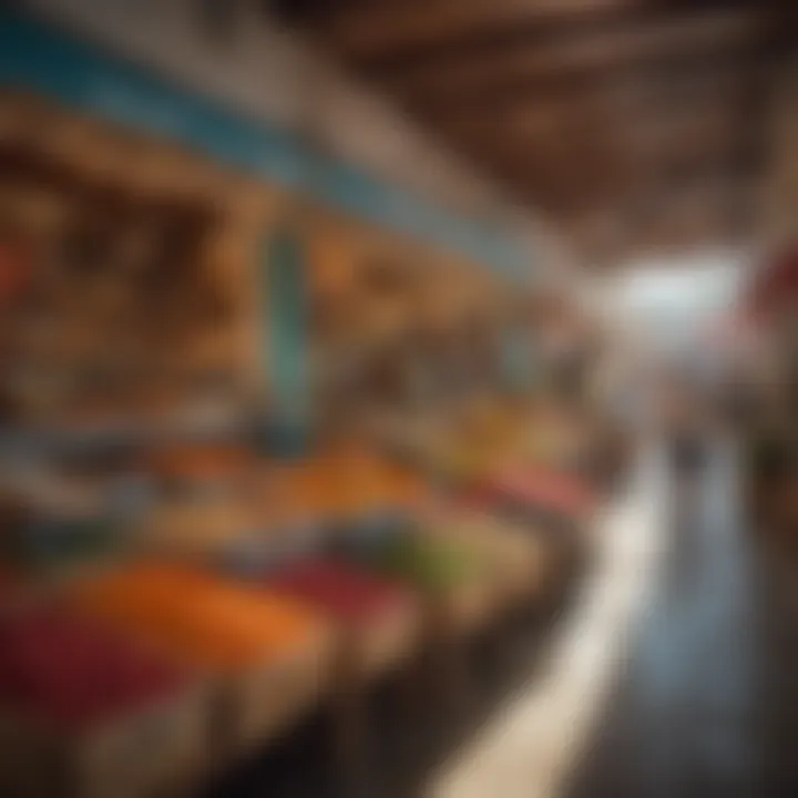 Vibrant local market showcasing Greek culture on Naxos