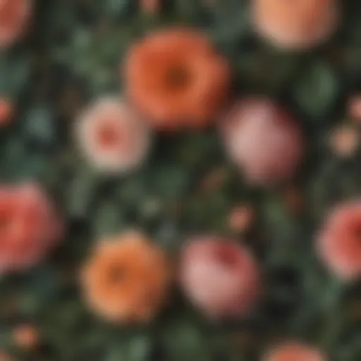 Elegant Rifle Paper Co. wallpaper featuring floral motifs