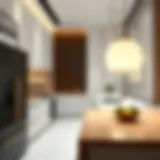 Sleek modern kitchen with minimalist design