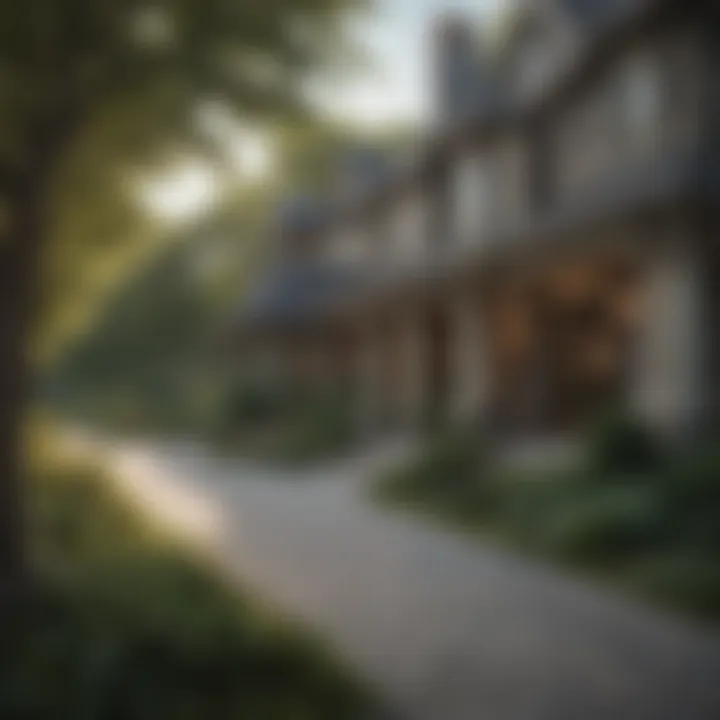 Exclusive neighborhood with luxury homes