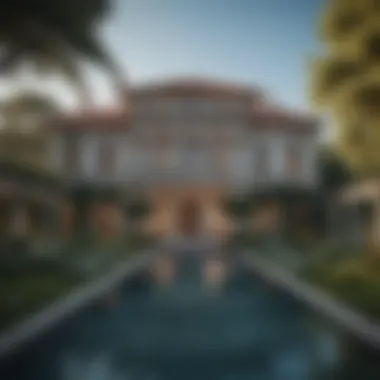 An Opulent Private Villa Opulent private villa surrounded by lush gardens
