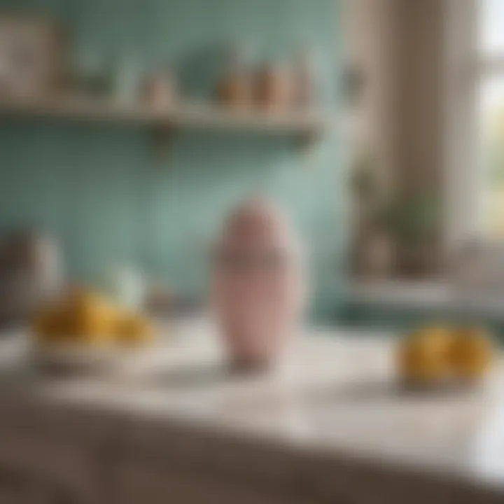 Vintage Elegance in Soft Pastel Palette