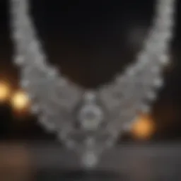 Exquisite Diamond Necklace with Intricate Design