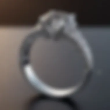 Stunning Platinum Ring with Unique Setting