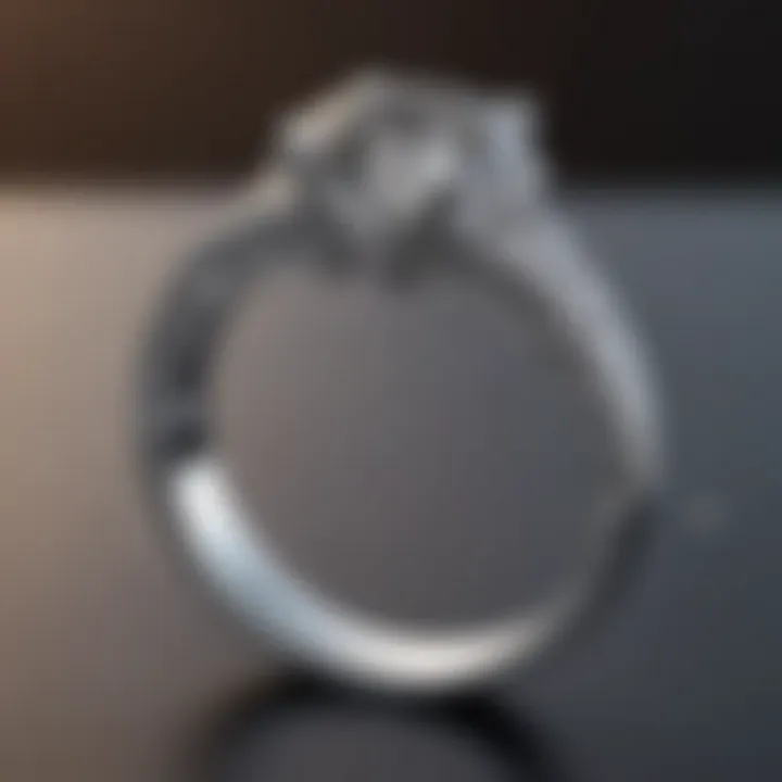 Stunning Platinum Ring with Unique Setting