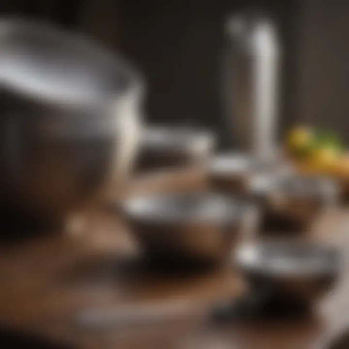 Textures and materials used in high-quality kitchen tools