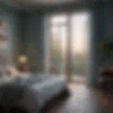 Ethereal Misty Morning in Bedroom