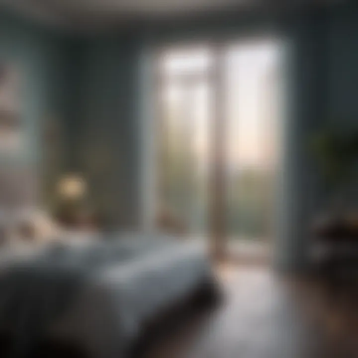 Ethereal Misty Morning in Bedroom