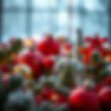 DIY Christmas ornaments showcasing personal creativity