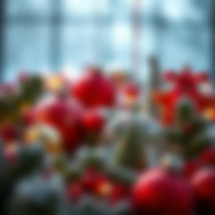 DIY Christmas ornaments showcasing personal creativity