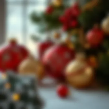 Vintage Christmas ornaments with historical significance