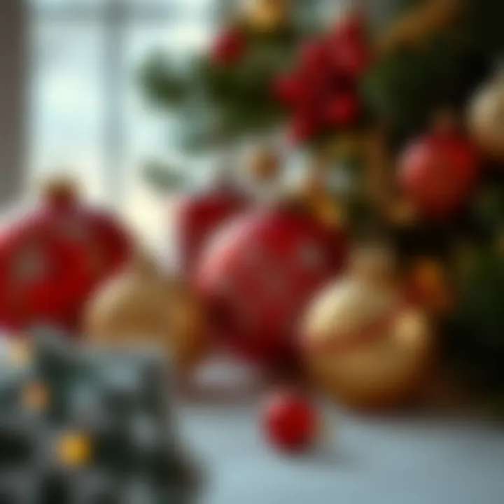 Vintage Christmas ornaments with historical significance